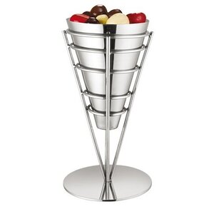 CHRselect Cornet à Frites INOX | Ø 100x(H)190mm