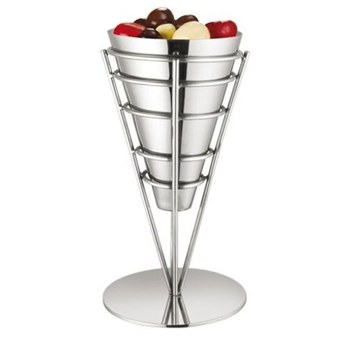 CHRselect Cornet à Frites INOX | Ø 100x(H)190mm