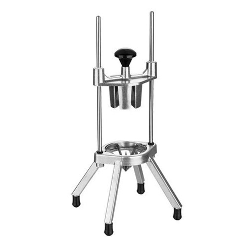 CHRselect Trancheuse de Fruits et Légumes|  INOX | Coupe en 6 parts | 210x210x(H)480mm