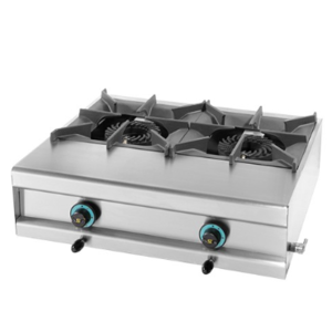 Modular Réchaud - Gaz - 2 Brûleurs - 38x60x(h)25cm - 15 kW Modular Réchaud - Gaz - 2 Brûleurs - 38x60x(h)25cm - 15 kW