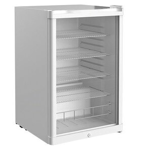 CHRselect Réfrigérateur Porte Vitrée |  Exquisit Blanc  | 115 Litres  | 550x540x840(h)mm