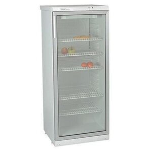 Exquisit Réfrigérateur Porte Vitrée | 270L | 5 Grilles Réglables | 600x600x(h)1450mm