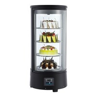 Vitrine Réfrigérée | 72L | Plateaux Tournants et Eclairage LED | Ø450x930(h)mm |