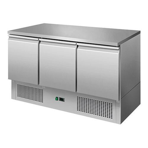 CaterCool Table de Refroidissement - INOX - 3 portes - 136x70x(h)85cm CaterCool Table de Refroidissement - INOX - 3 portes - 136x70x(h)85cm