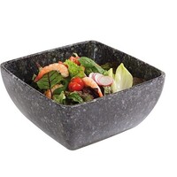 Plateau à servir Look Granit | Haute résistance à la casse | 250x250mm