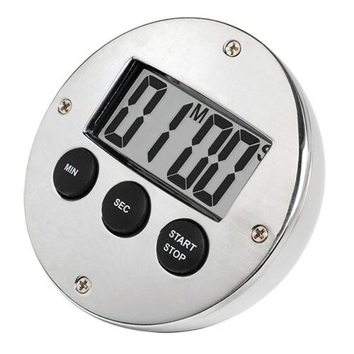 CHRselect Minuterie Digitale Chromée | 60 Minutes | DeLuxe | Ø 80mm CHRselect Minuterie Digitale Chromée | 60 Minutes | DeLuxe | Ø 80mm