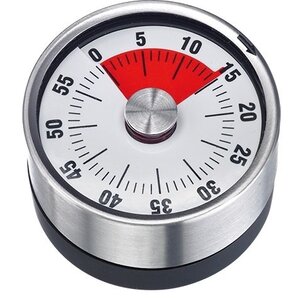 CHRselect Minuterie INOX | avec Magnet | 60 Minutes | Ø 62mmx(H)36mm CHRselect Minuterie INOX | avec Magnet | 60 Minutes | Ø 62mmx(H)36mm