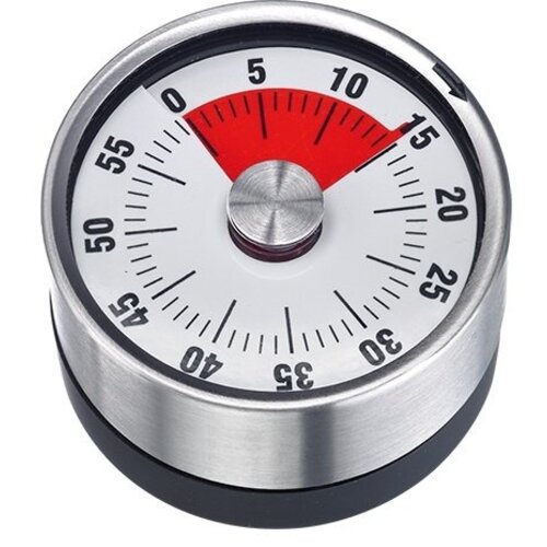 CHRselect Minuterie INOX | avec Magnet | 60 Minutes | Ø 62mmx(H)36mm CHRselect Minuterie INOX | avec Magnet | 60 Minutes | Ø 62mmx(H)36mm