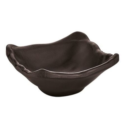 Emga Plat en mélamine Noir | 90x90x40(h)mm