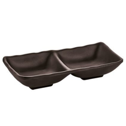 Emga Plat en mélamine Noir | 2 Pièces | 180x90x40(h)mm