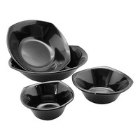 Plat en mélamine Noir | Ø 200x(H)60mm