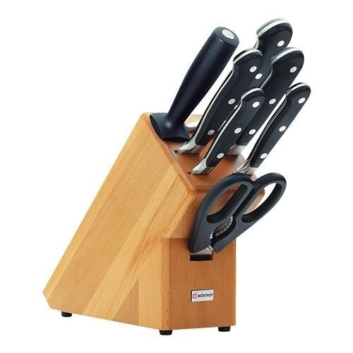 Wusthof Bloc Couteaux 8-pcs + ciseaux + fusil Wusthof - Dreizack Wusthof Bloc Couteaux 8-pcs + ciseaux + fusil Wusthof - Dreizack