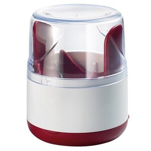 CHRselect Trancheuse de Fruits et Légumes Vitamino Plastique | Coupe en 6 Morceaux | Ø 110x(H)130mm