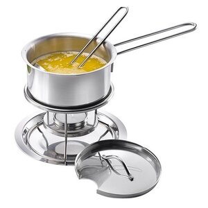 CHRselect Casserole avec Réchaud  cire | 0,3 Litre | Ø 140x(H)240mm