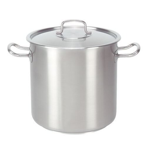CHRselect Marmite INOX - Haute avec Couvercle  - 3 Litres Choix de 12 Tailles Ø 16cm