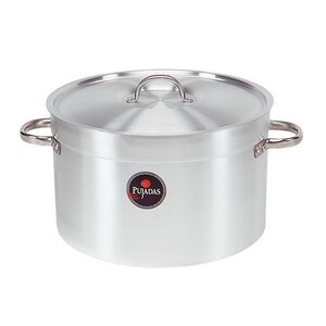 CHRselect Marmite Aluminium | Modèle Demi | avec Couvercle | 7 Litres | Choix de 7 Tailles | Ø 25cm CHRselect Marmite Aluminium | Modèle Demi | avec Couvercle | 7 Litres | Choix de 7 Tailles | Ø 25cm