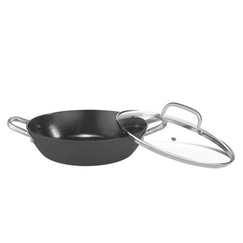 Pujadas Cocotte Basse avec Couvercle | 3,8 Litres | Ø 300mm