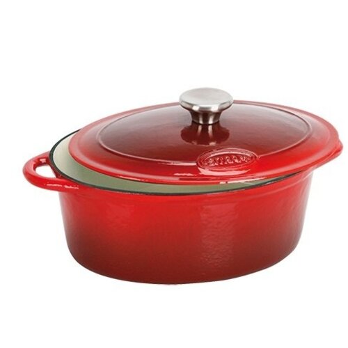 CHRselect Cocotte Signature Rouge - Le Creuset Look-a-Like - Ovale 280x220mm