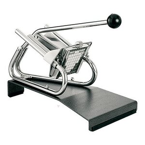 CHRselect Coupe Frites Modèle de Table Chromé - Grille de couteau 13x13mm