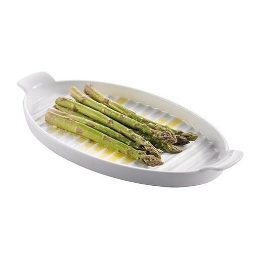 CHRselect Plateaux à servir/Asperge Porcelaine | 400x200x(H)40mm