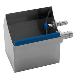 CHRselect Bac Cuillère à Glace Modèle Table INOX |avec Raccordement d'eau | 130x100x(H)140mm