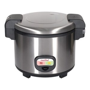 CaterChef Cuiseur à Riz  Double Paroi - INOX - 30 personnes - 5,4 Litres