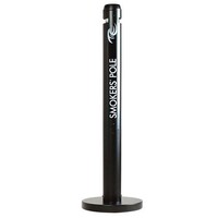 Collecteur de Cigarettes Noir | Pivotant | Facile à vider | (H)1010mm - XXL AANBIEDING!