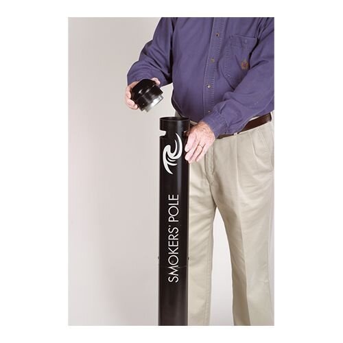 CHRselect Collecteur de Cigarettes Noir | Pivotant | Facile à vider | (H)1010mm - XXL AANBIEDING!