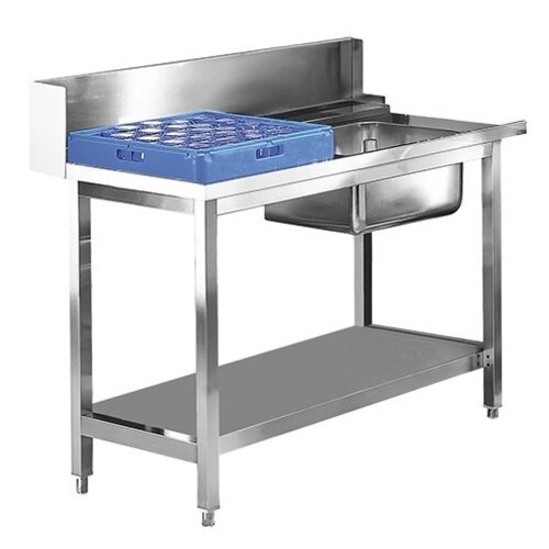 CHRselect Table de pré-rinçage INOX Gauche | 1200mm