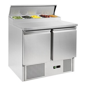 CaterCool Saladette 2 Portes | 5x1/6 GN | 700x900x(h)1050mm CaterCool Saladette 2 Portes | 5x1/6 GN | 700x900x(h)1050mm