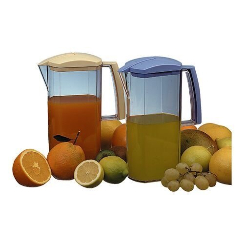 Araven Broc | 2 Litres | Acrylique Transparent | Bec à Fermeture automatique | Hauteur 26,5cm