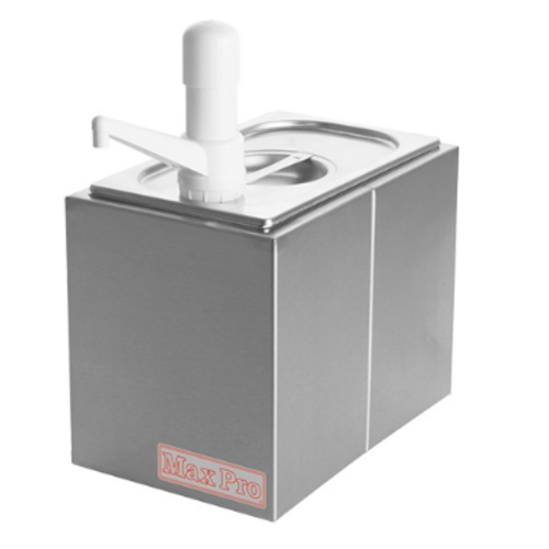 CHRselect Distributeur de Sauces Max Pro - 1x - Plastique - 1/4 GN-200mm CHRselect Distributeur de Sauces Max Pro - 1x - Plastique - 1/4 GN-200mm