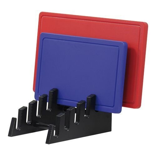 Emga Porte Planche à Découper - HDPE 500 - | pour 6 Planches | Noir