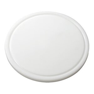 Emga Planche à Découper- HDPE 500 -Ø 300x20mm - Rainure Blanc Emga Planche à Découper- HDPE 500 -Ø 300x20mm - Rainure Blanc