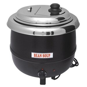 Bistro Chauffe-Soupe Électrique 13 Litres Noir - Extra Large Bistro Chauffe-Soupe Électrique 13 Litres Noir - Extra Large
