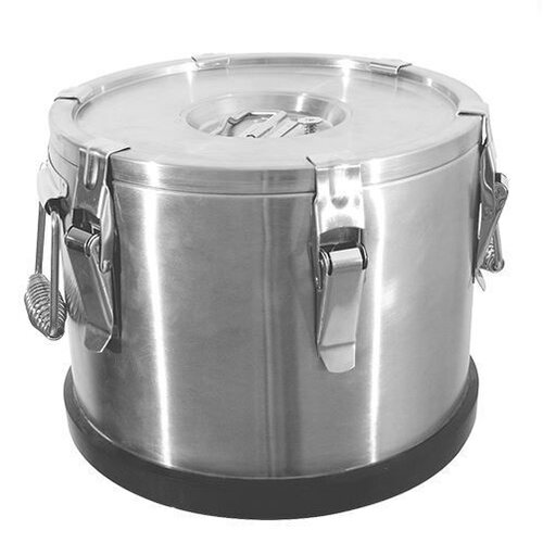 CHRselect Porte Manger Isotherme INOX | Double Paroi | 10 Litres |Ø 300x250(h)mm