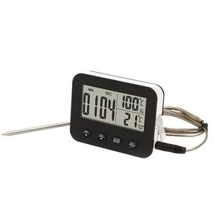 CHRselect Thermomètre à sonder Plastique | avec Fixation magnétique | 0° / +250°C