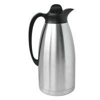 Pichet Isotherme Noir | Double paroi Capuchon à vis INOX | 3 Litres