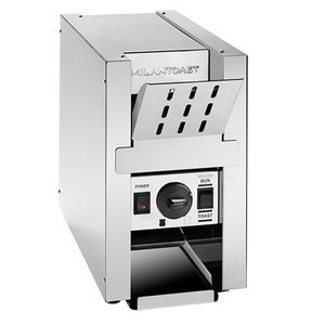 CHRselect Toaster Convoyeur INOX | avec Plateau chauffé | 800Watt | 220x510x(H)370mm