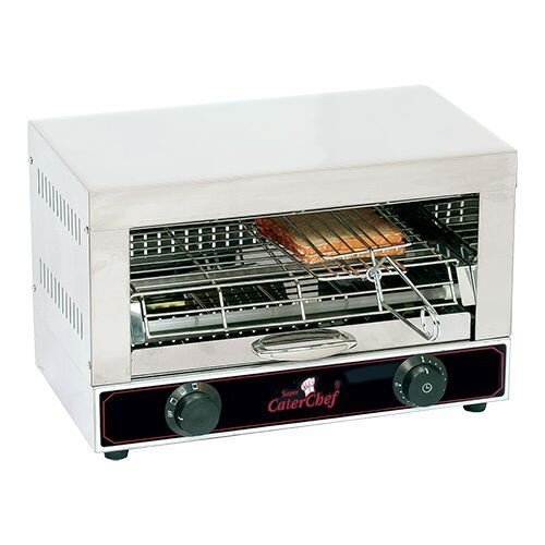 CaterChef Appareil Croque Monsieur 3 pinces à Croque avec éléments réglables séparément - 44x25x(H)29cm - 1700W