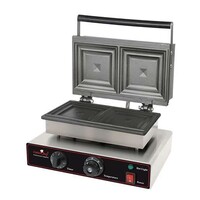 Appareil Croque Monsieur INOX | 340x390x(h)250mm | 1550W