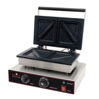 Appareil Croque Monsieur Professionnel - Split INOX avec minuterie - 34x39x(H)25cm - 1550W