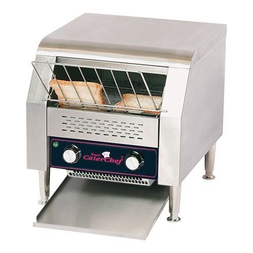 CaterChef Toaster Convoyeur (cap.700 pces.) | XXL Hôtel - Vitesse réglable - 47x42x(H)39cm - 2640W