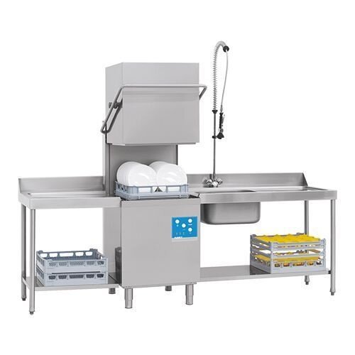 Emga Lave Vaisselle | 50x50cm | 90 ou 150 secondes | Doseur de Produit de Rinçage | 400V