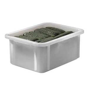 CHRselect Bac Empilable Plastique Blanc | 12 Litres | 395x295x(H)165mm