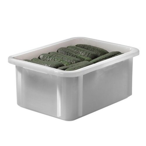 CHRselect Bac Empilable Plastique Blanc | 12 Litres | 395x295x(H)165mm