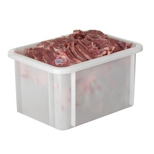 CHRselect Bac Empilable Plastique Blanc | 15 Litres | 395x295x(H)215mm