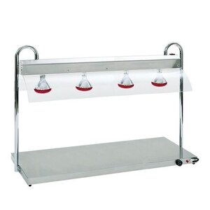 CHRselect Plaque Chauffante INOX 18/10 | avec Pont Infrarouge | 4/1GN