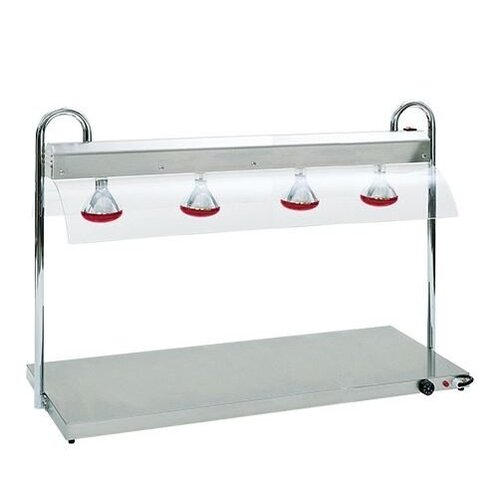 CHRselect Plaque Chauffante INOX 18/10 | avec Pont Infrarouge | 4/1GN