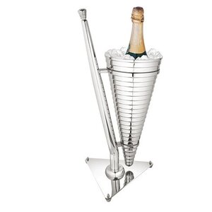 CHRselect Seau à Champagne DeLuxe-Solo | Double Paroi INOX 18/10 | Ø 270x(H)550mm